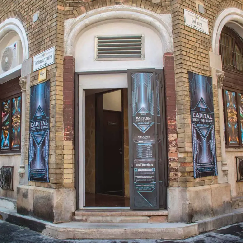Entrada Exterior de Tiro Budapest